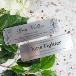 Memorial Bench Plaque