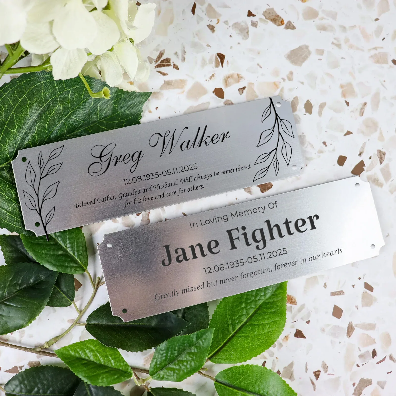 Memorial bench plaque 1 Memorial bench plaque