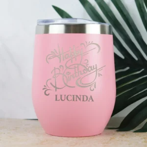 Personalised Birthday Stainless Steel Tumbler