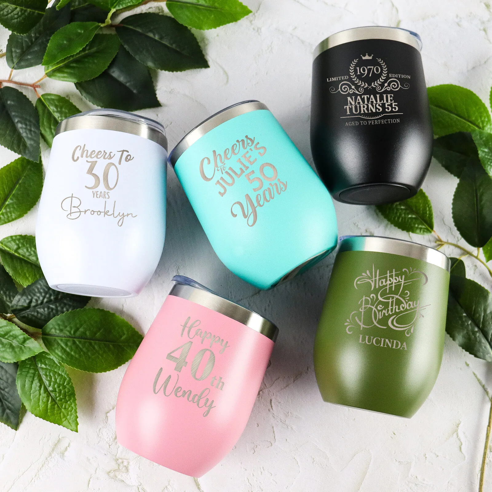 Personalised Birthday Stainless Steel Tumbler