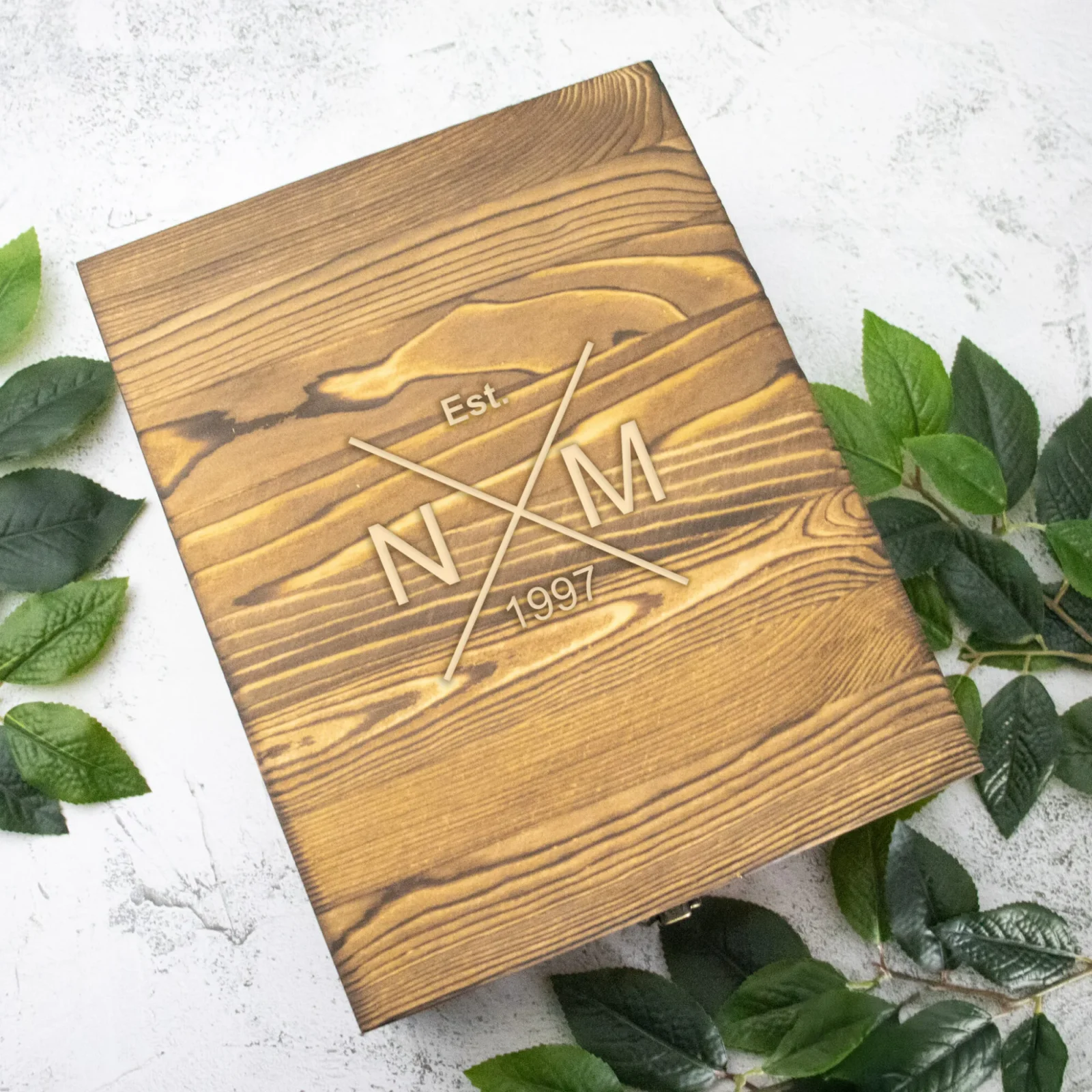 Personalised Hipster Boxed Decanter Set With Two Glasses