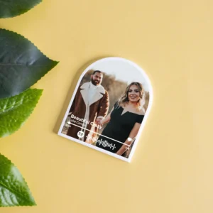 Personalised spotify photo arch magnet