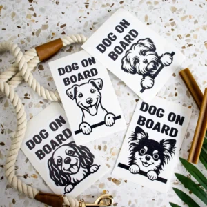 Pet On Board Personalised Sticker