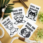 Pet On Board Personalised Sticker