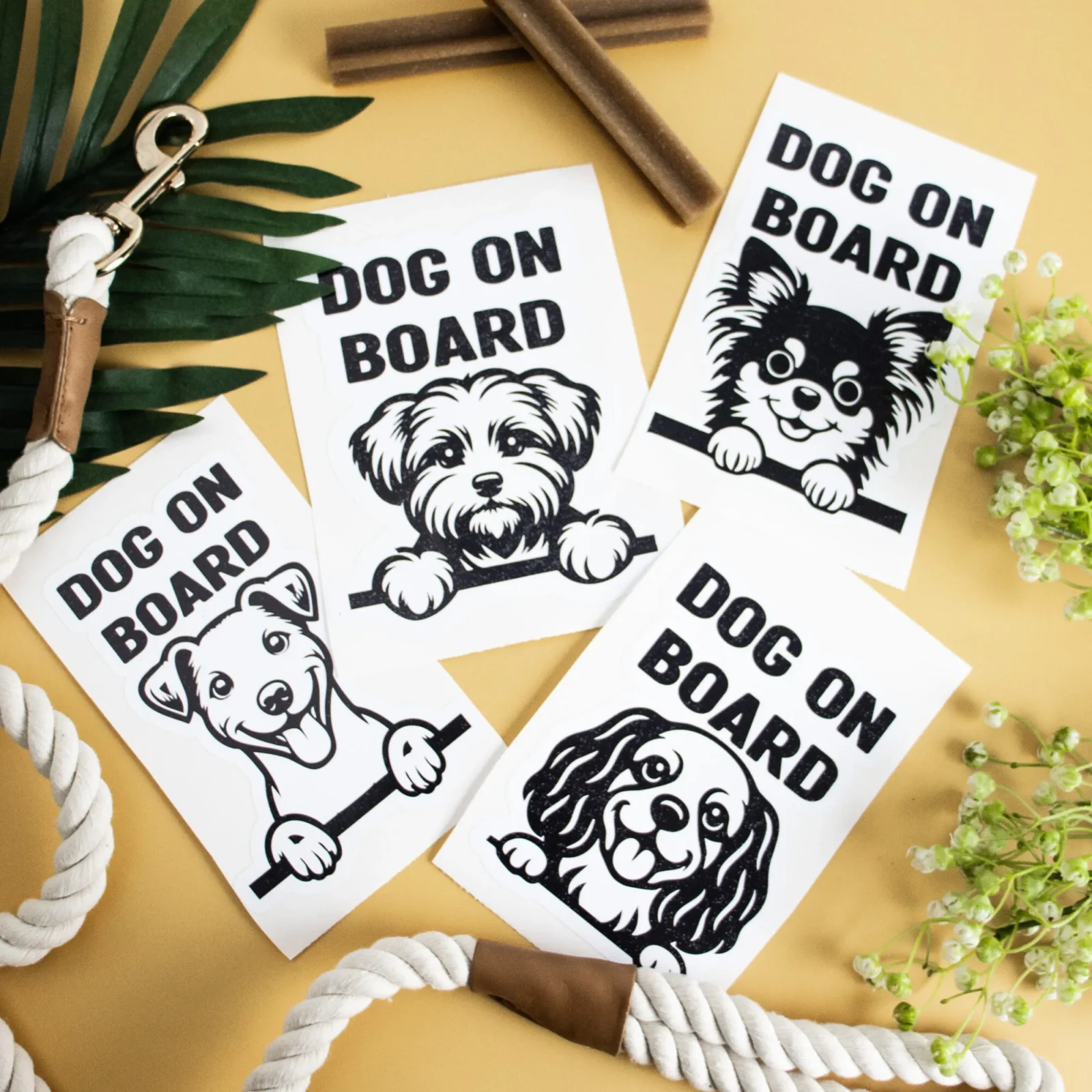 Pet On Board Personalised Sticker