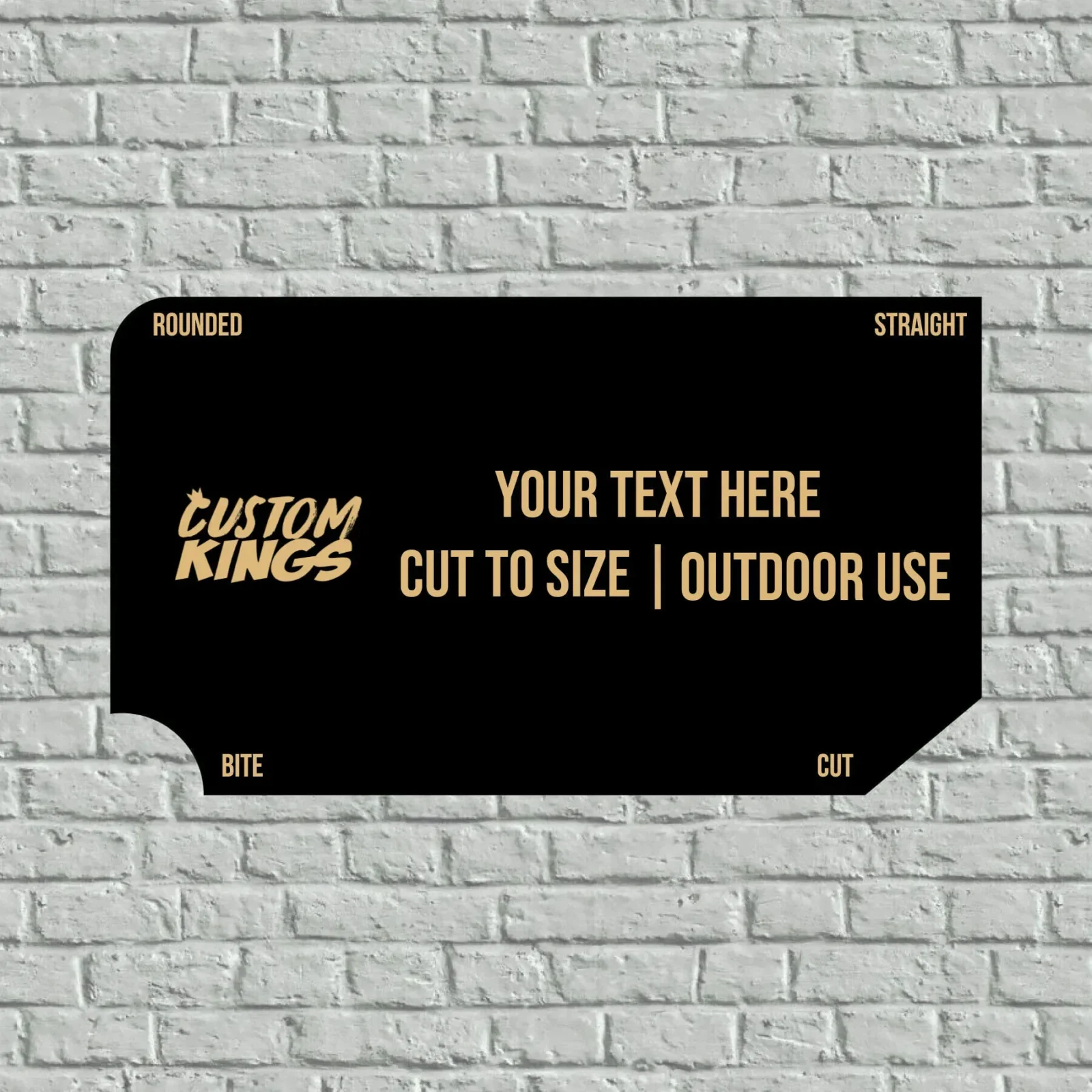 Custom Outdoor Logo Plaque | Weather-Resistant Sign