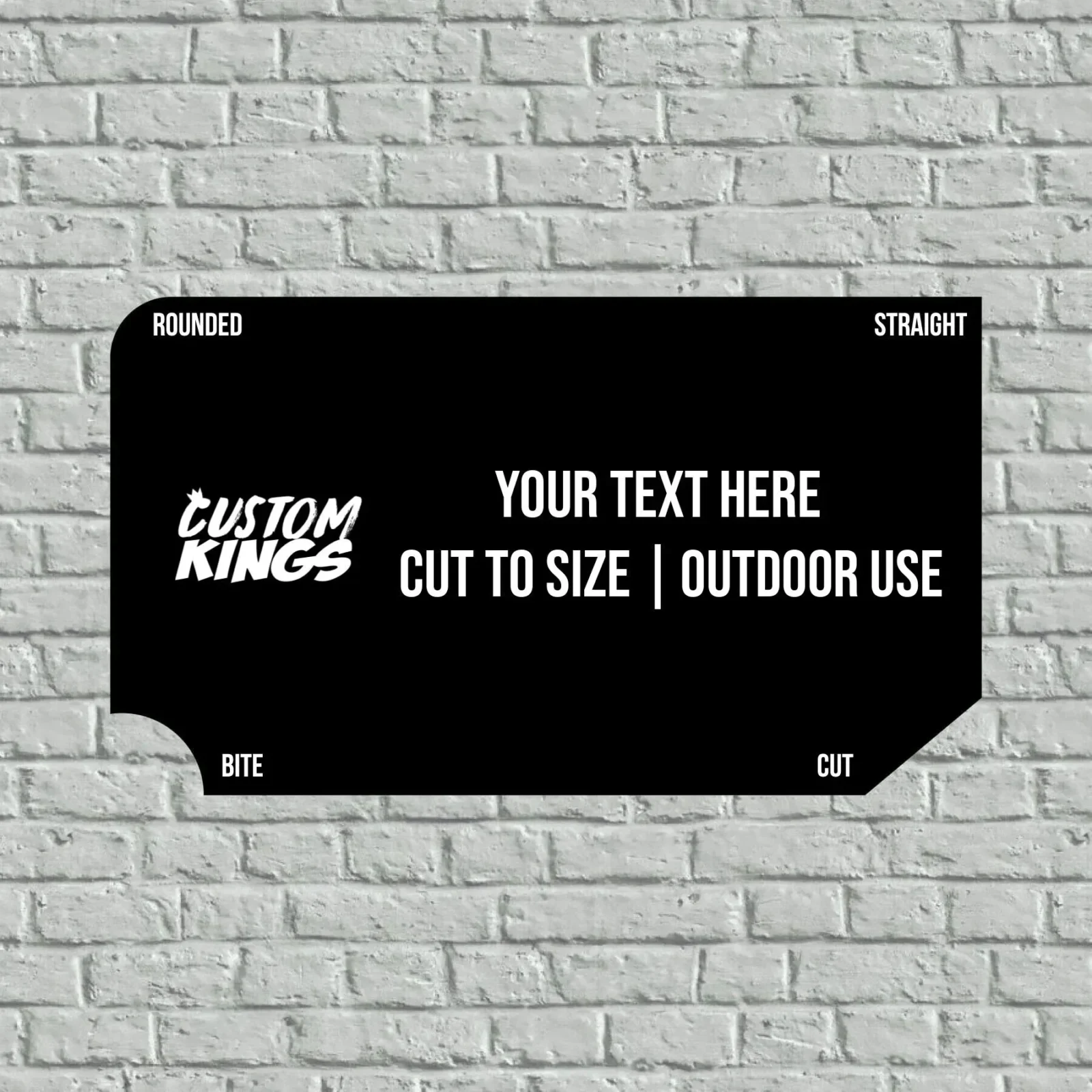 Custom Outdoor Logo Plaque | Weather-Resistant Sign