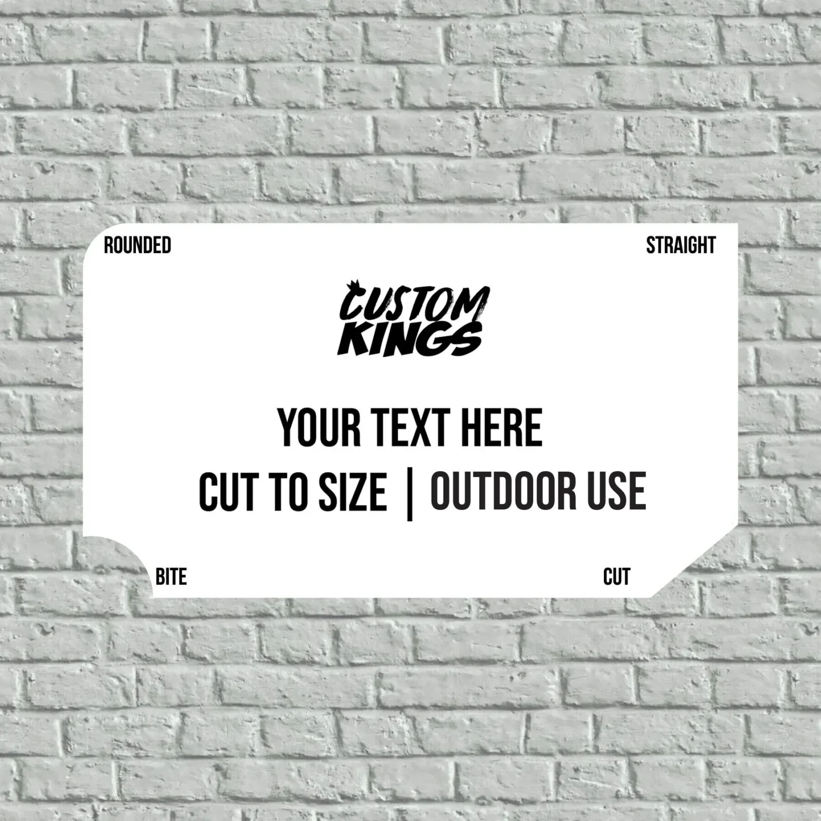 Custom Outdoor Logo Plaque | Weather-Resistant Sign
