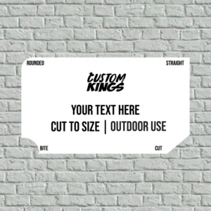 Custom outdoor logo plaque | weather-resistant sign