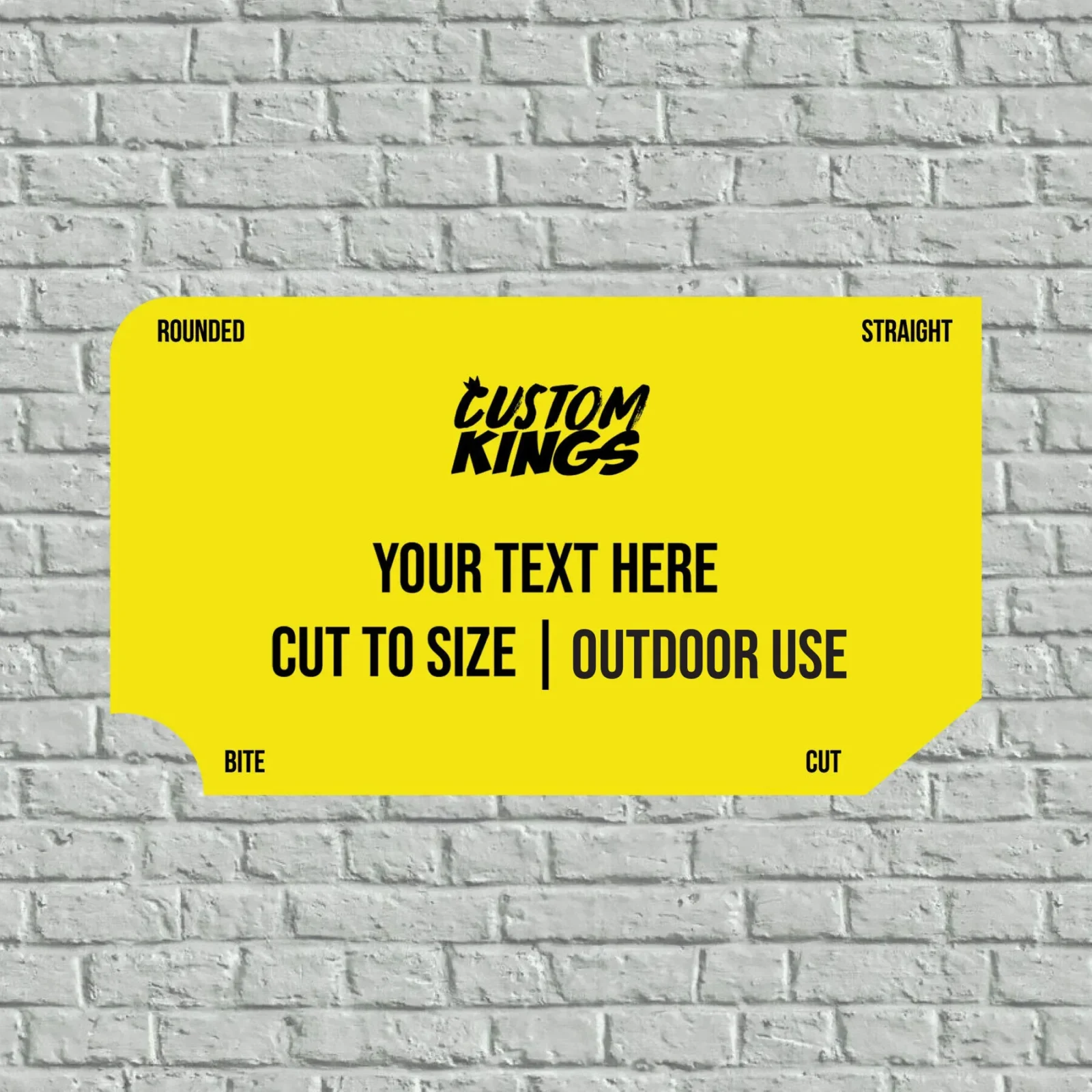 Custom Outdoor Logo Plaque | Weather-Resistant Sign