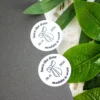 Round Wedding Save The Date Sticker Sets