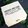 Will You Be My Godparent Wooden Box