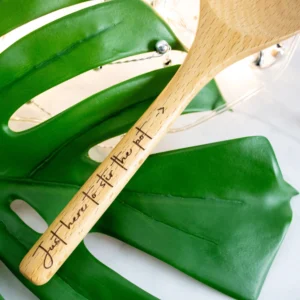 Wooden Spoon Engraved with Your Text
