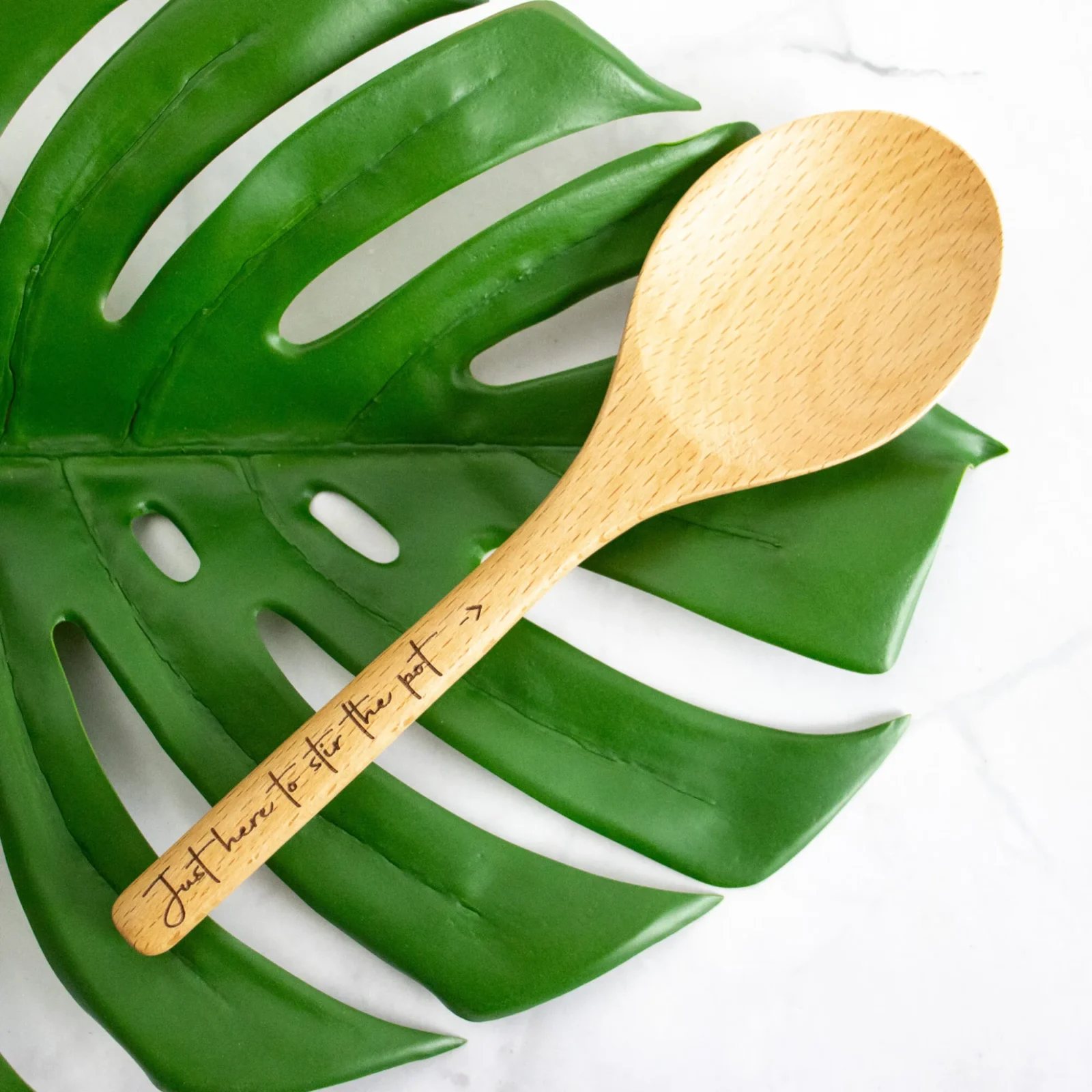 Wooden Spoon Engraved with Your Text