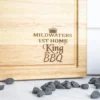 Bbq king engraved chopping board