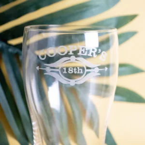 Birthday Engraved Schooner Glass