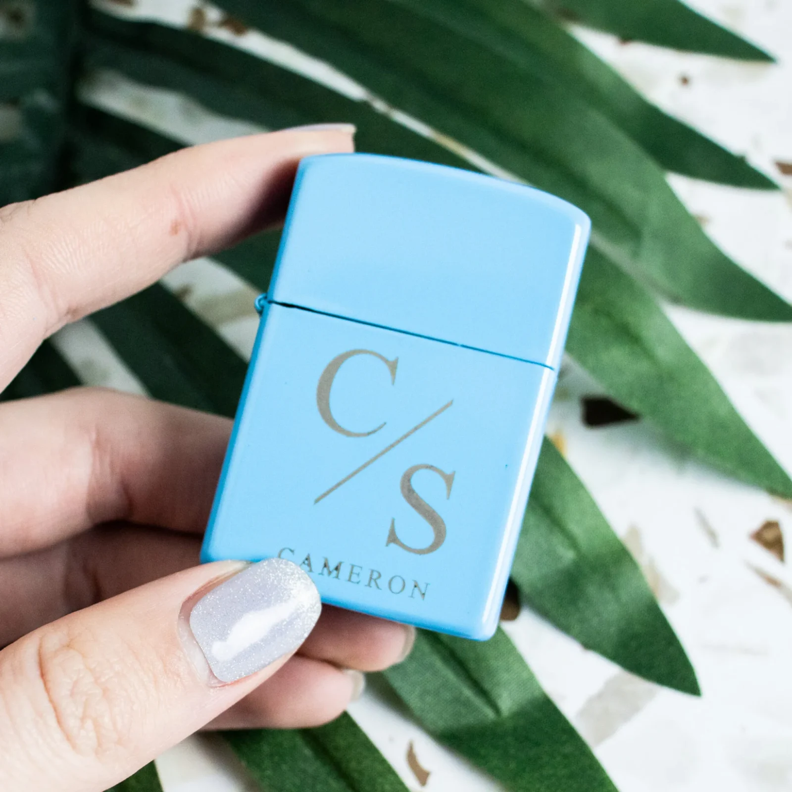 Birthday Engraved Stainless Steel Lighter