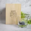 Father's Day Boxed Scotch Glass Set with Whiskey Stones