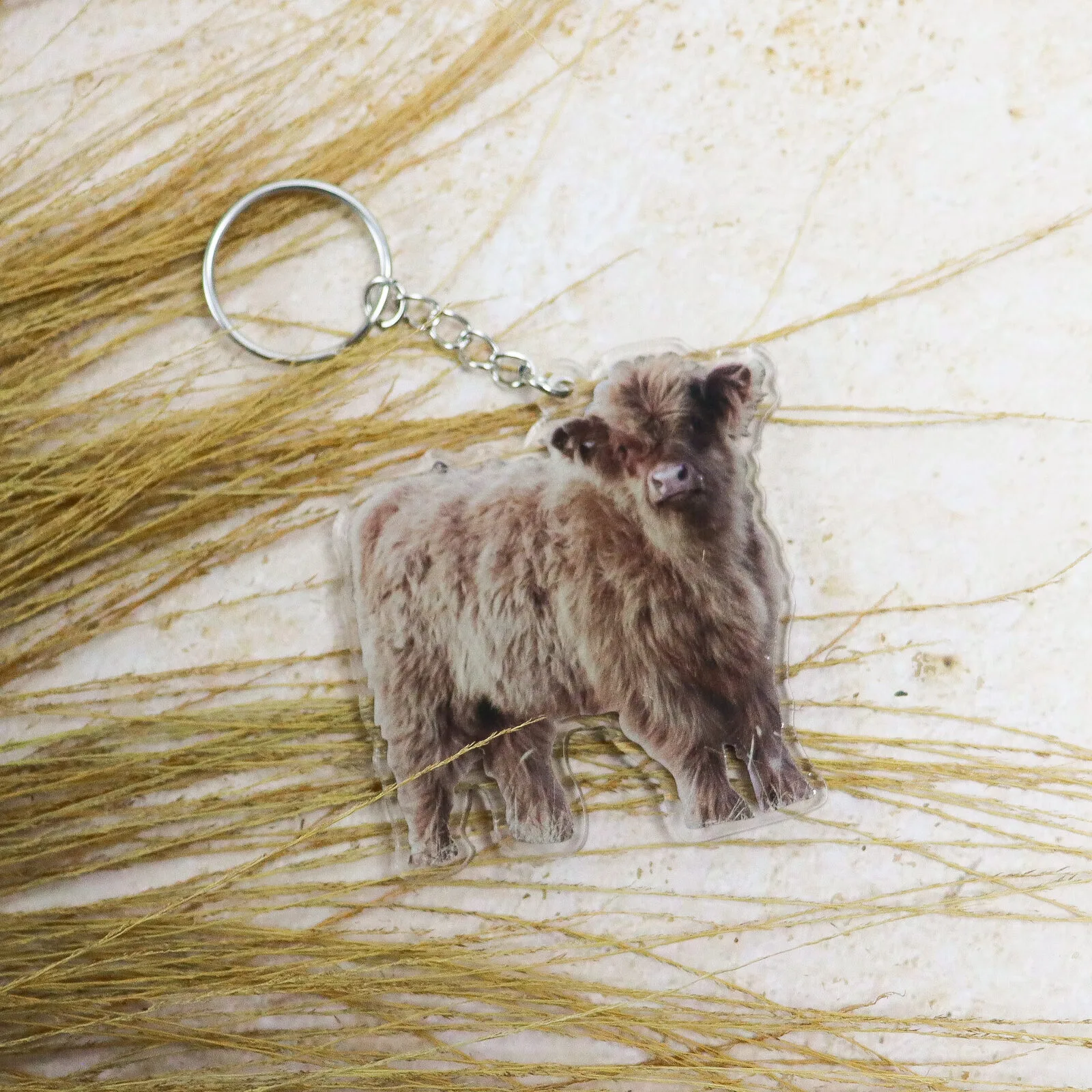Custom Pet Photo Acrylic Keychain