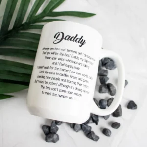 Daddy baby ultrasound coffee mug