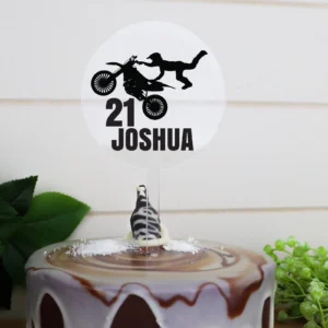Dirt Bike Birthday Cake Topper