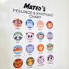 Emotions and Feelings Expression Chart Wall Decal