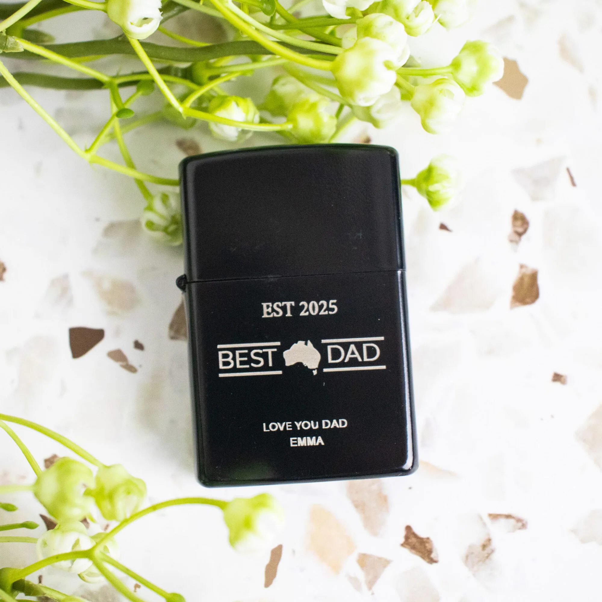 Father's day engraved stainless steel lighter 2 Father's day engraved stainless steel lighter