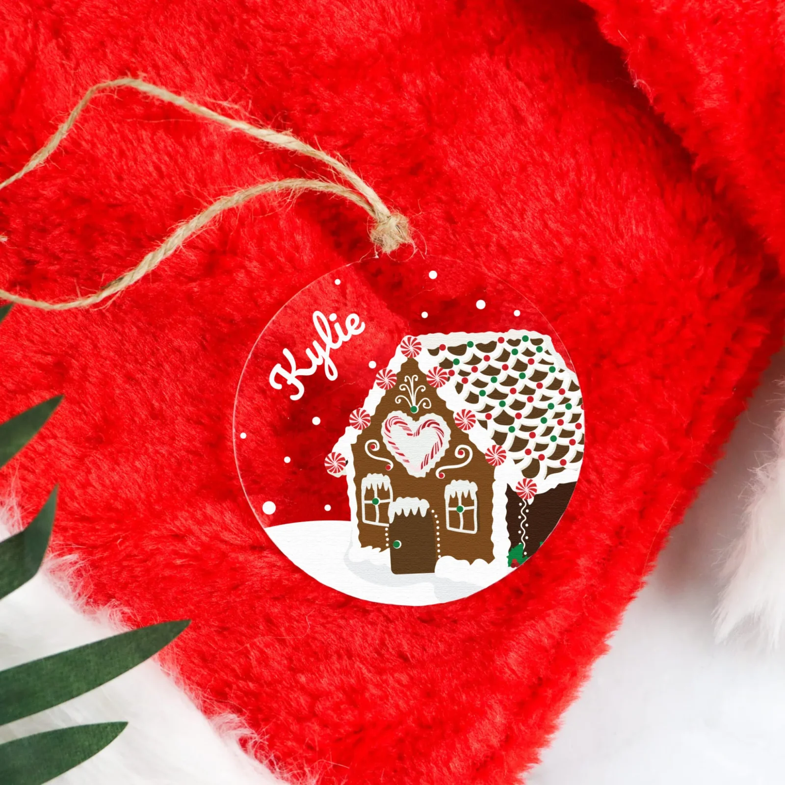 Gingerbread house Christmas Ornament