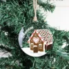 Gingerbread house Christmas Ornament