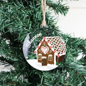 Gingerbread house Christmas Ornament