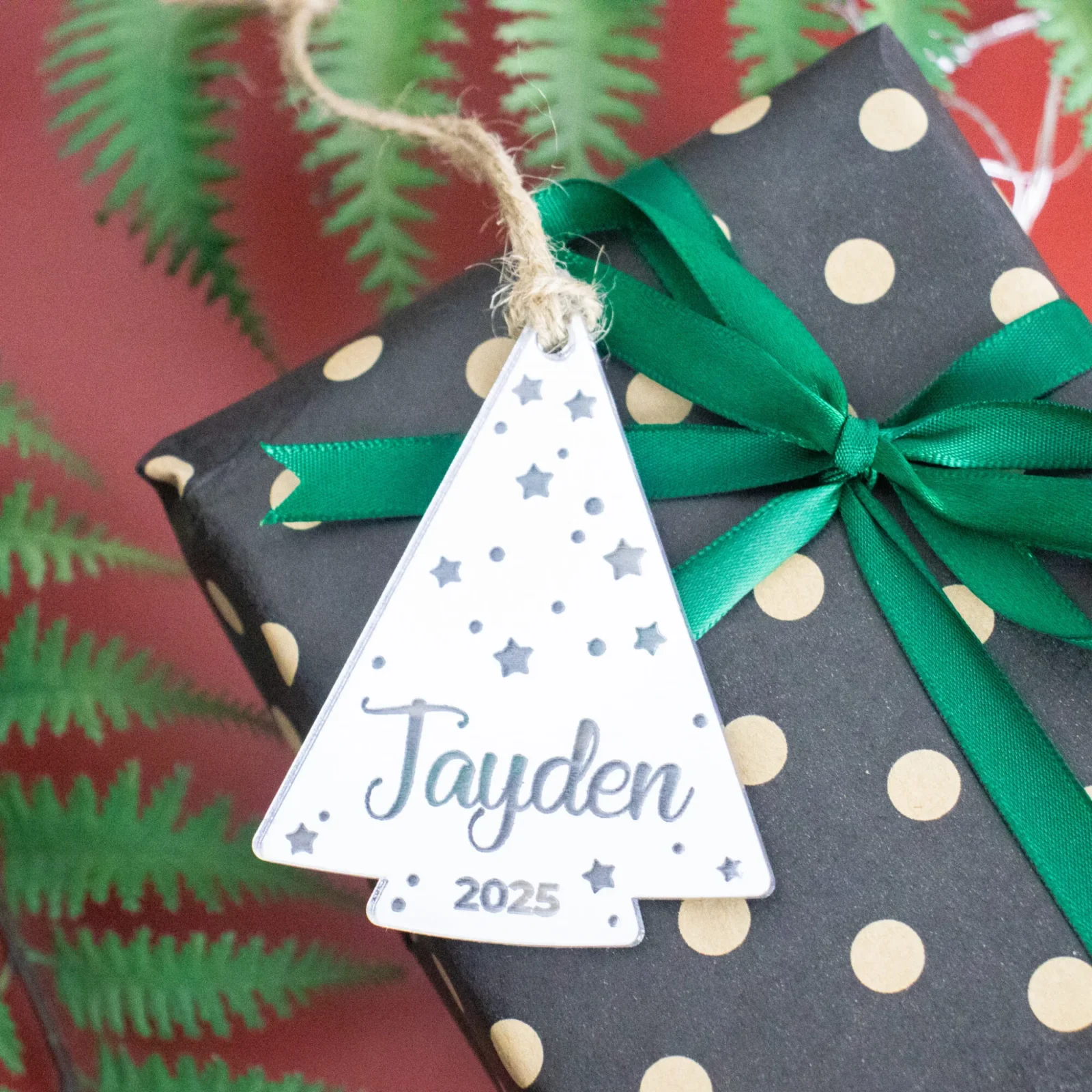 Modern Christmas Tree Ornament