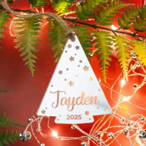 Modern Christmas Tree Ornament