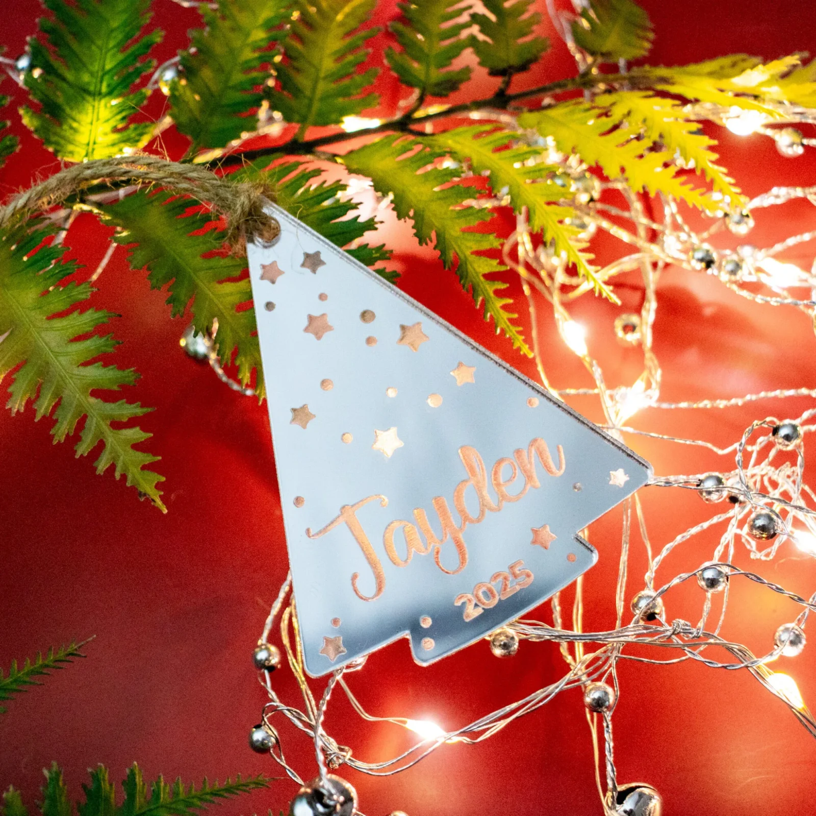 Modern Christmas Tree Ornament