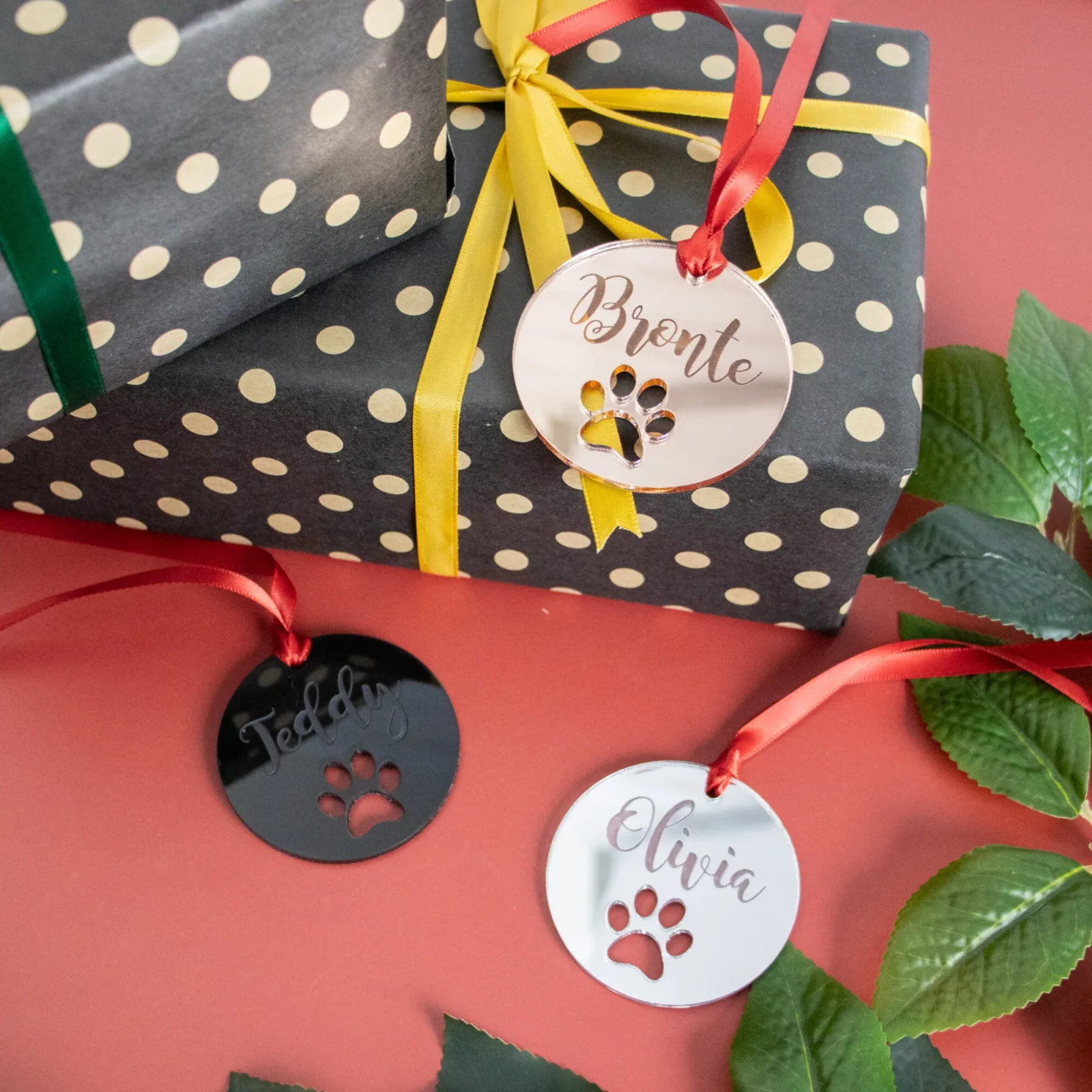 Paw Print Christmas Ornament