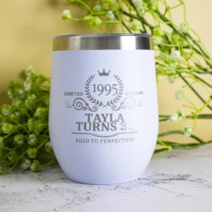 Personalised Birthday Stainless Steel Tumbler