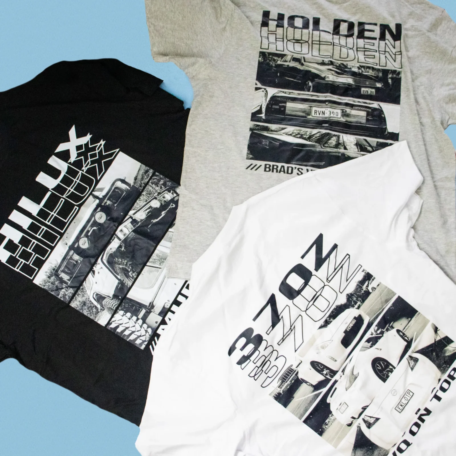 Personalised Car Triple Photo Shirt