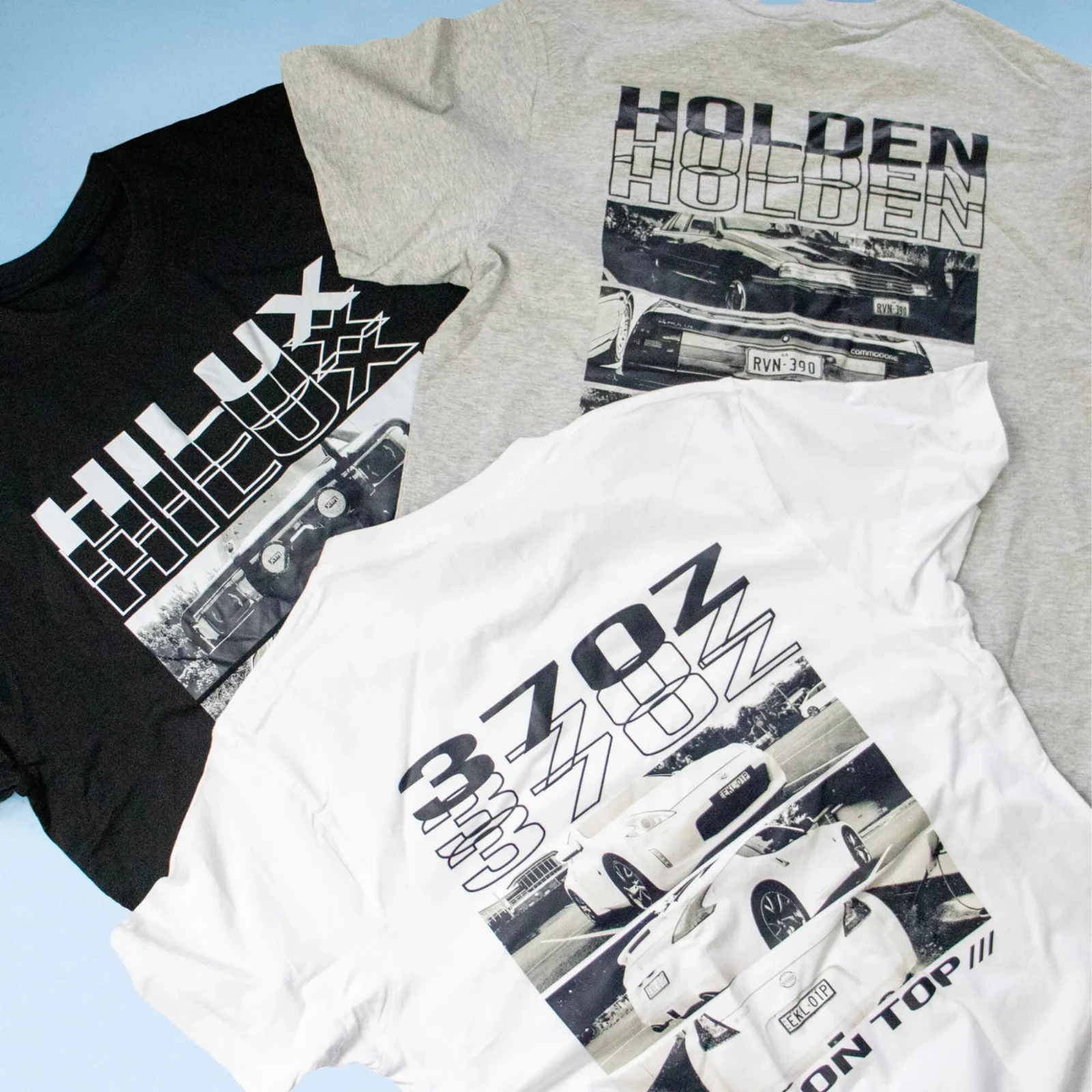 Personalised Car Triple Photo Shirt