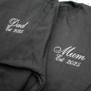 Personalised Embroidered Jumper Crewneck