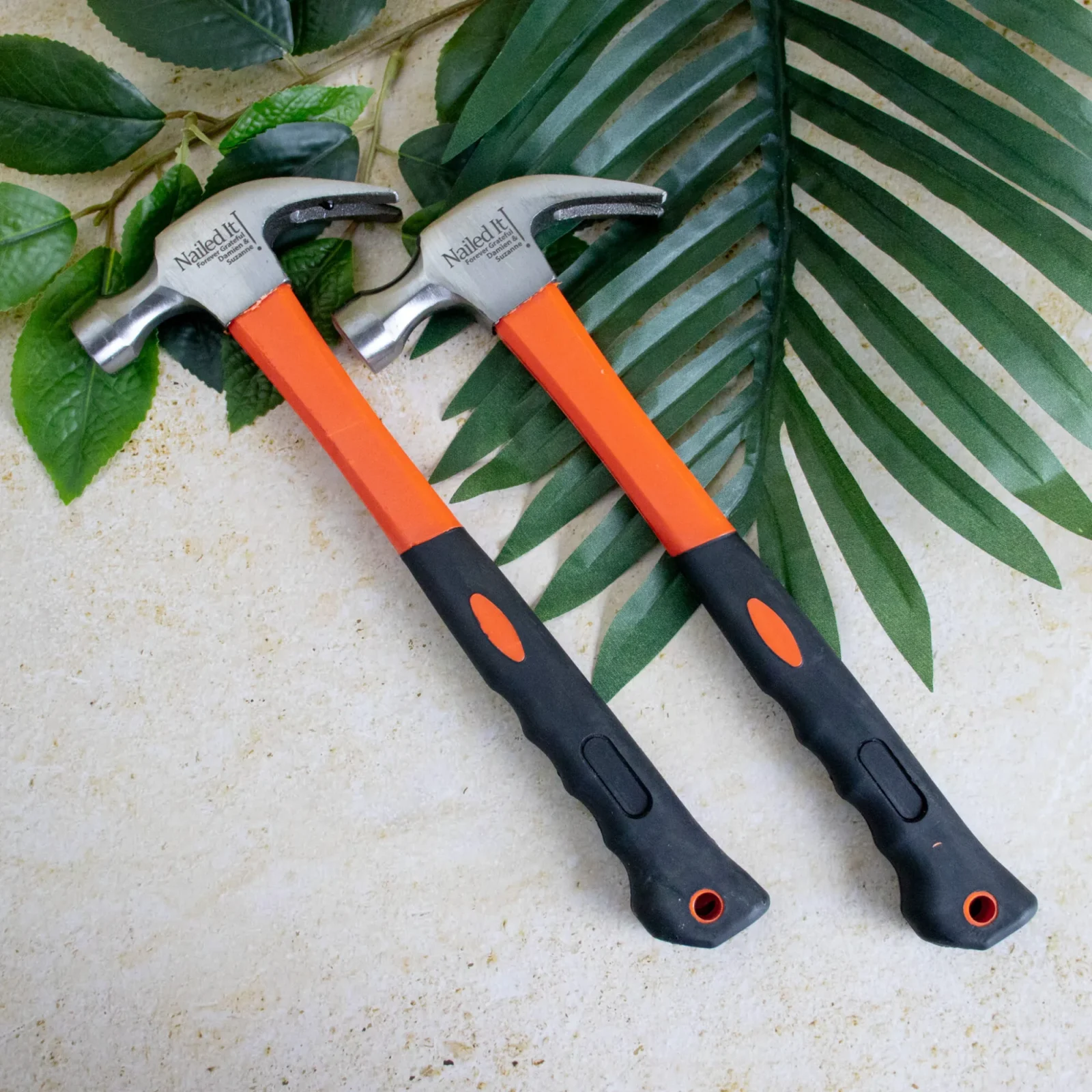 Personalised Father's Day Rubber Handle Hammer