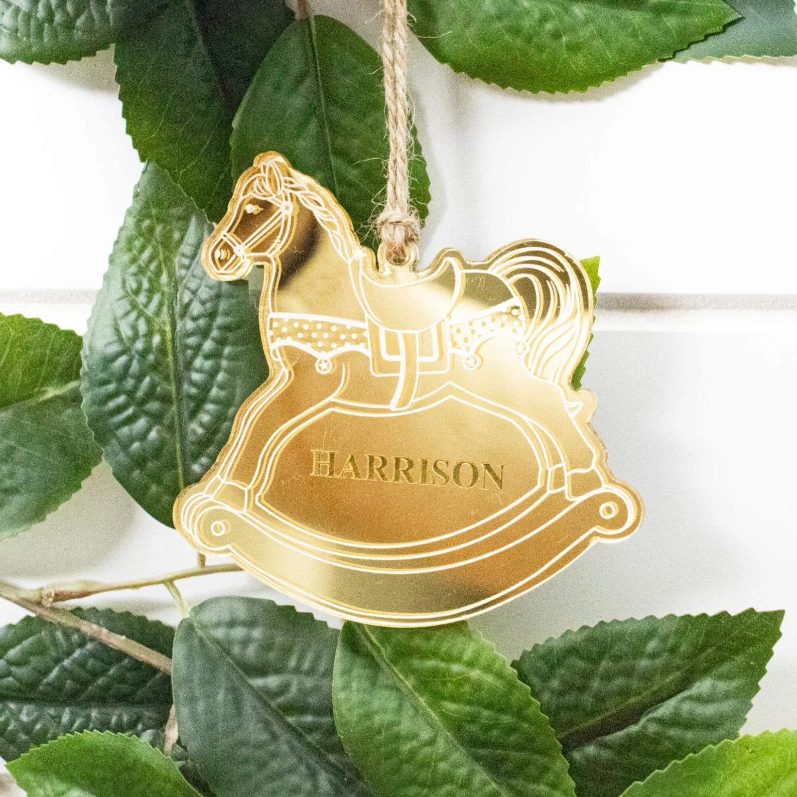 Rocking Horse Personalised Ornament