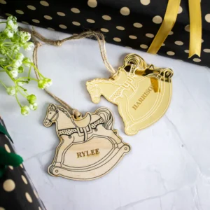 Rocking Horse Personalised Ornament
