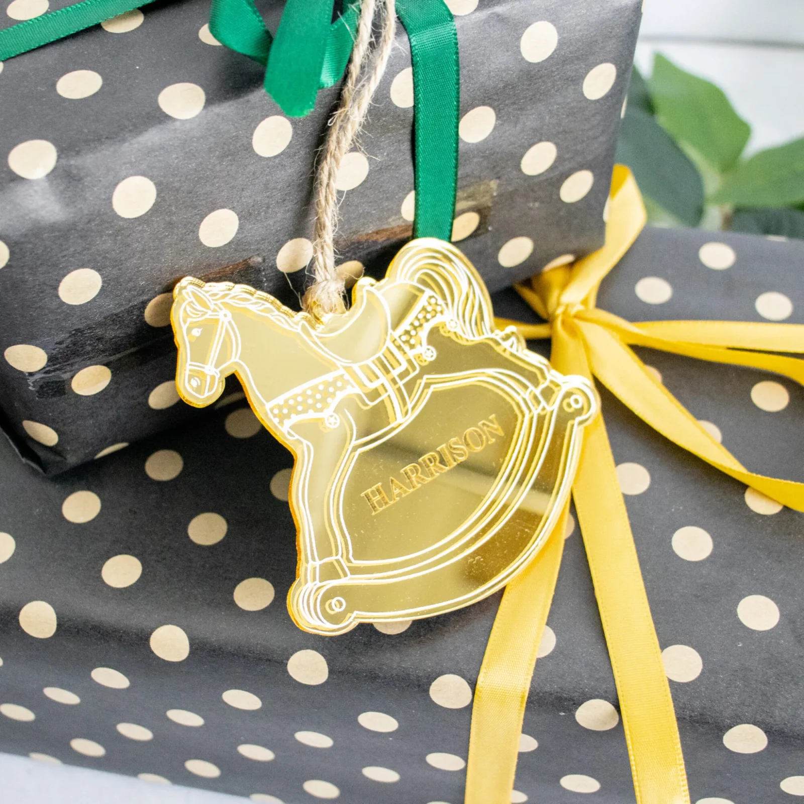 Rocking Horse Personalised Ornament