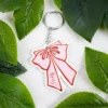 Bow acrylic keychain