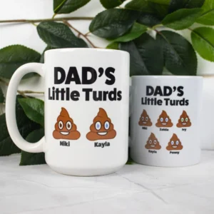 Dad's Little Turds Coffee Mug