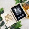 Father's Day Boxed Scotch Glass Set with Whiskey Stones