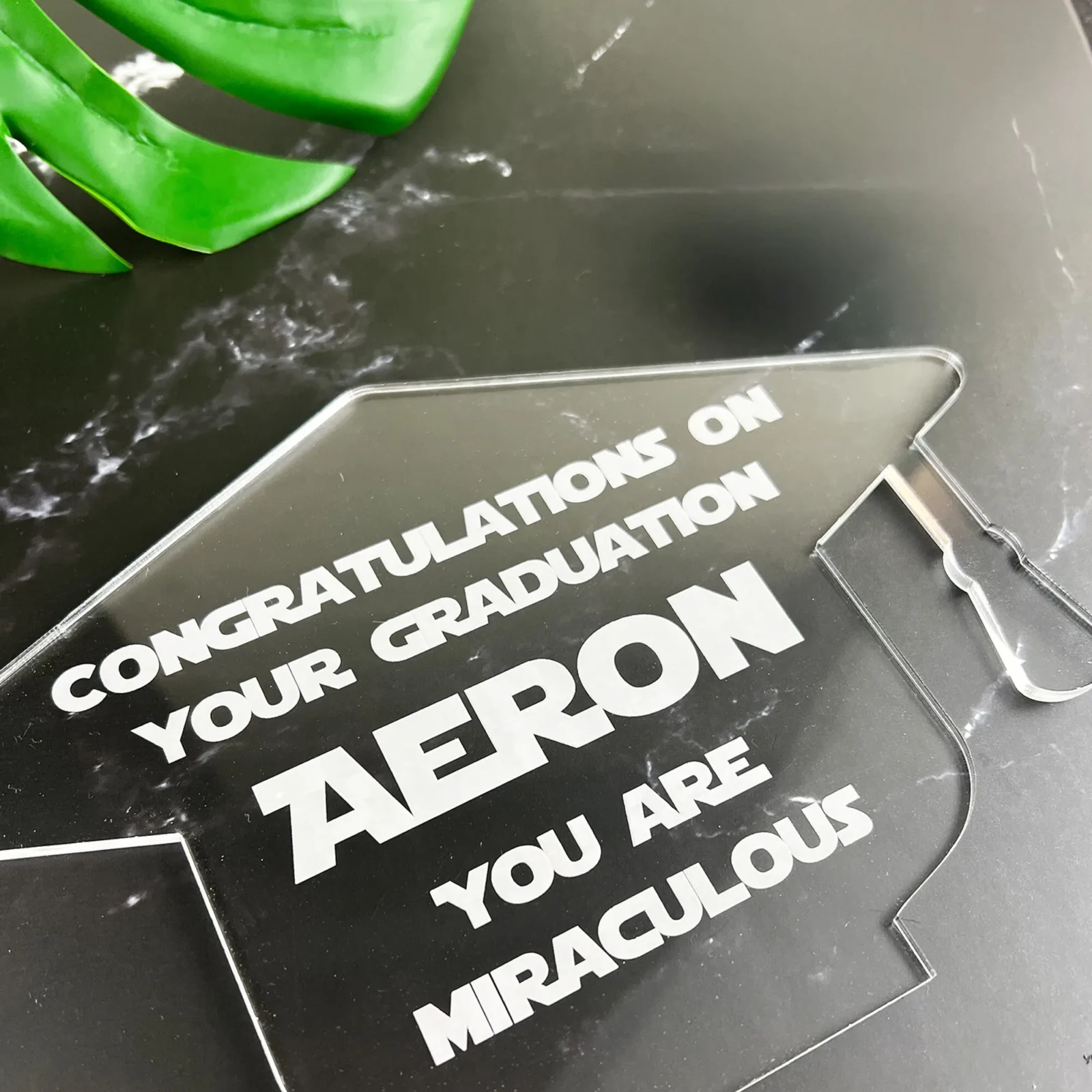 Graduation Cap Personalised Night Light