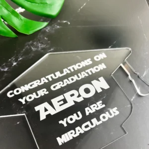 Graduation Cap Personalised Night Light