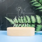 Llama Personalised Night Light