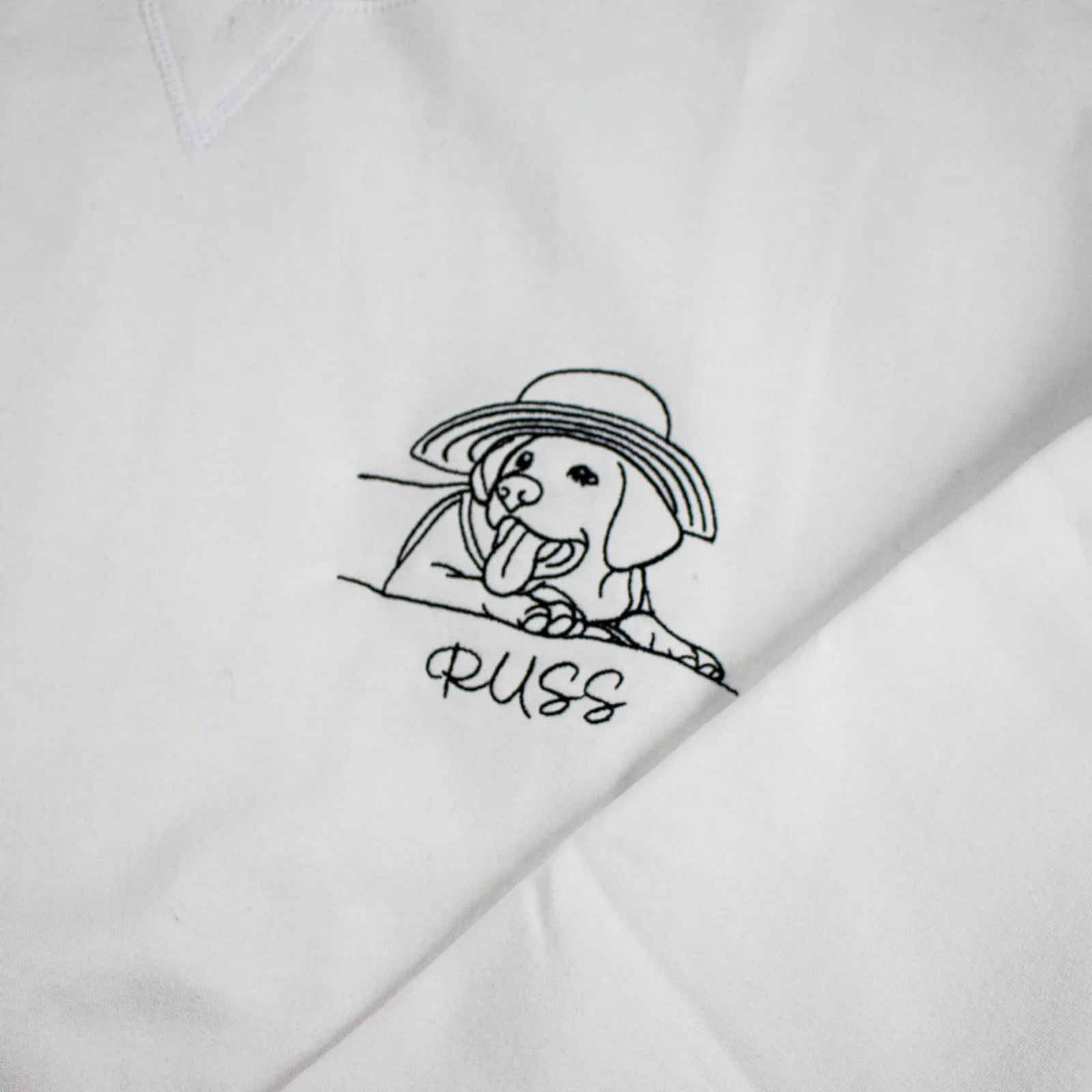 Personalised Embroidered Pet Jumper Crewneck