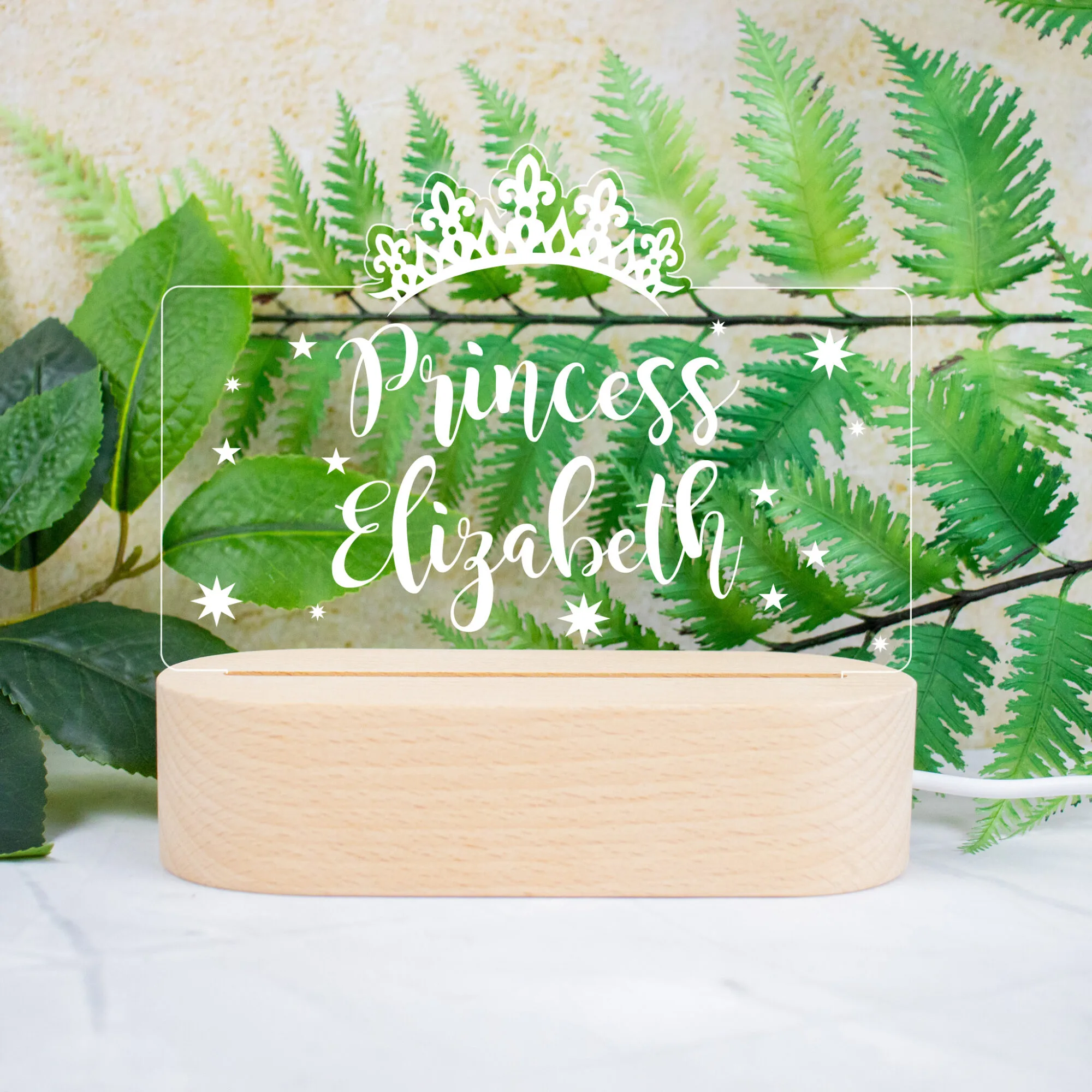 Personalised princess night light 2 Personalised princess night light